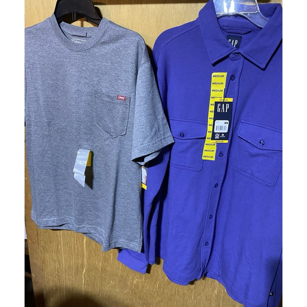 Men's size Medium Set Of 2 Shirts Gap And Coleman